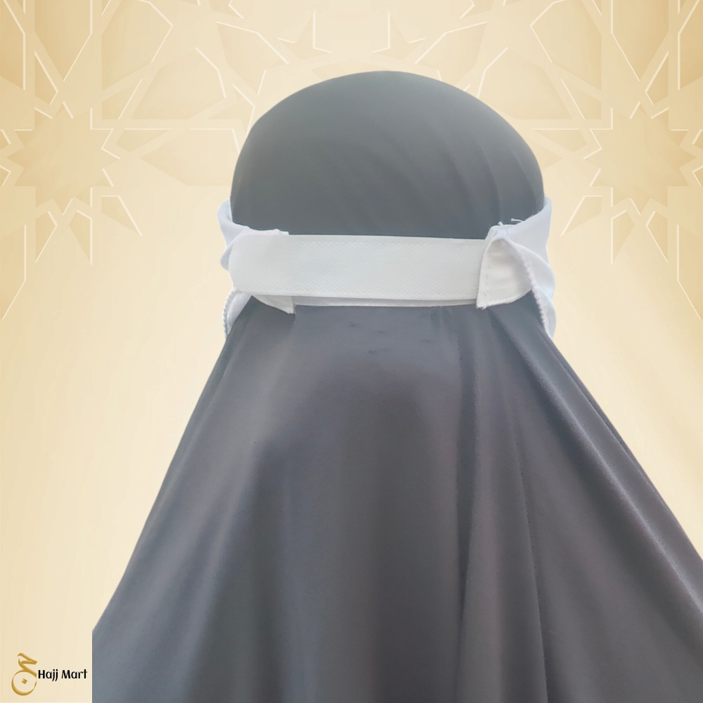 Women Hajj Nikab Cap Suncap - Image 4