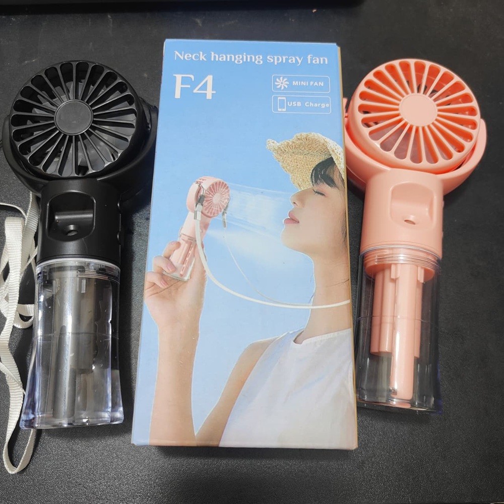 Water Spray Mini Fan With Neck Hanging Feature - Image 4