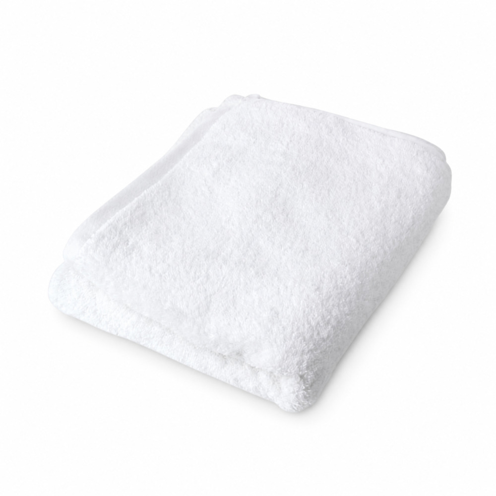 White Bath Towel