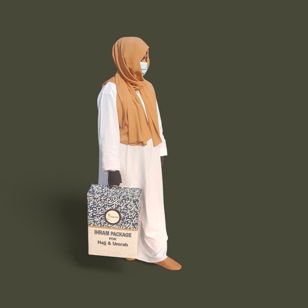 Women Hajj Umrah Borka With Hijab - Image 3