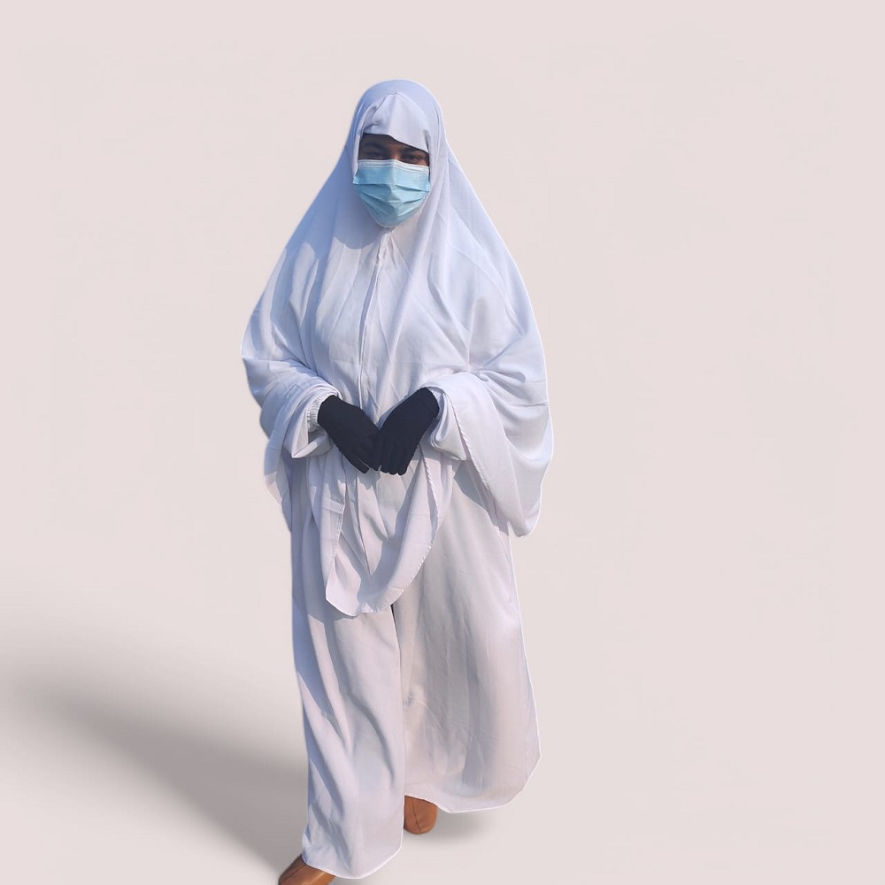 Women Hajj Umrah Borka With Hijab - Image 2